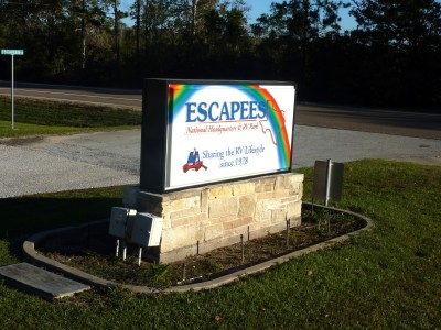 Escapees home park in Livingston, TX