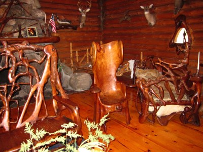 Fireside chairs and love seat