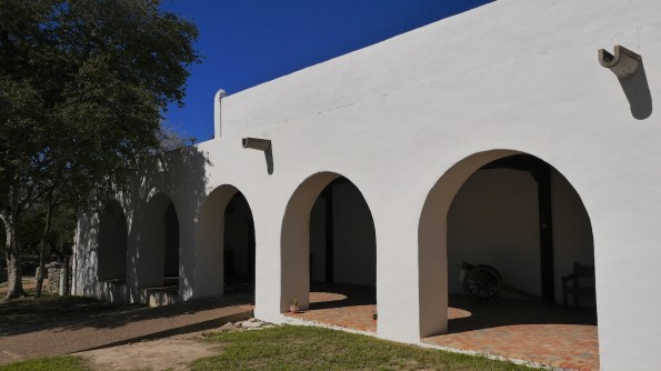 Courtyard in the mission