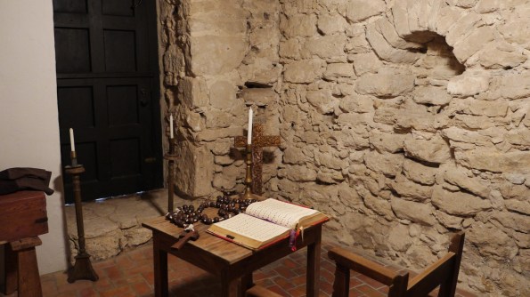 Inside the sacristy
