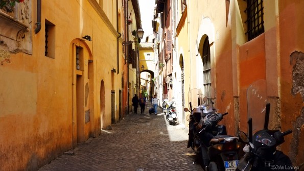 The street where Les and Ida had their B&B, just down the road from ours