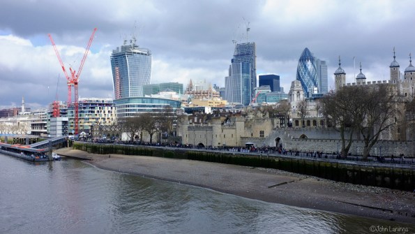 Skyline, looking east