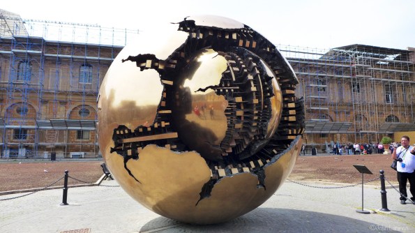 An artists depiction of the RC Church covering the world