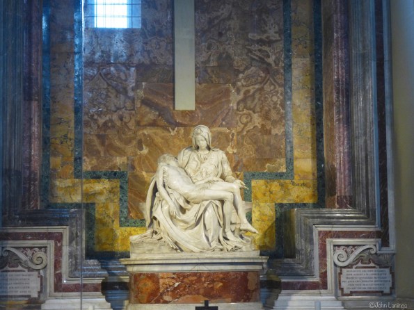 Michelangelo's first statue