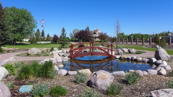 A pretty little pond at the Depot