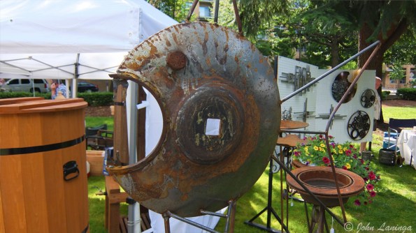 More scrap metal turned to art