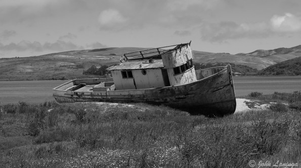 An old ship, the "Point Reyes"