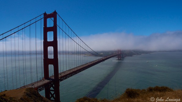 What could be more iconic than the bridge in fog?