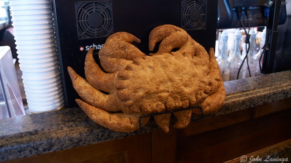 Even the sourdough bread looks like crab