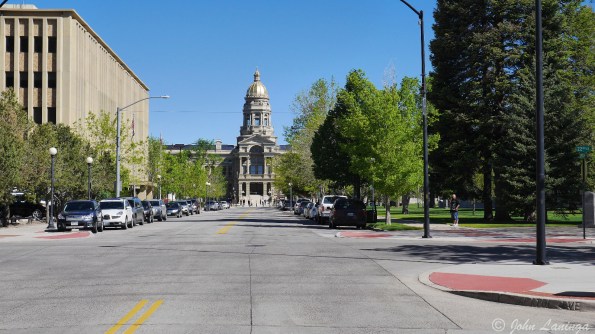 City courthouse.  That is 24 kt. gold on the dome.