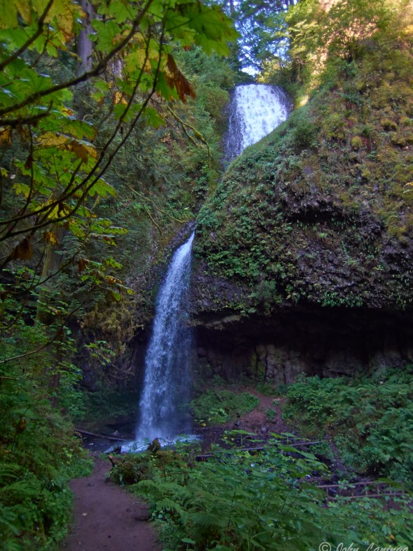 Upper Latourell Falls, probably some 200 ft tall.