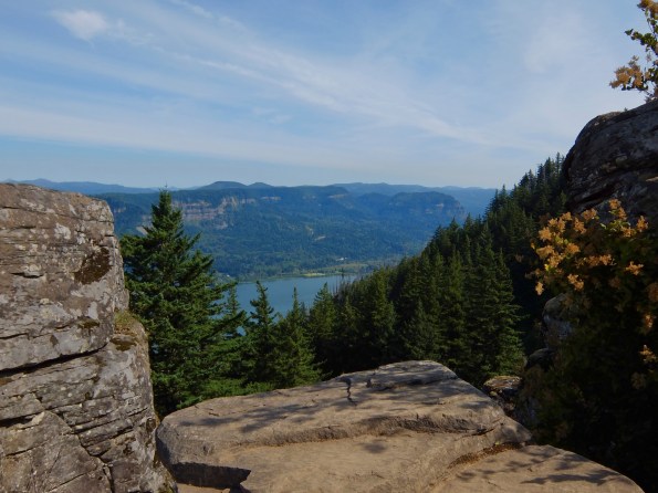 A view west to the Columbia River