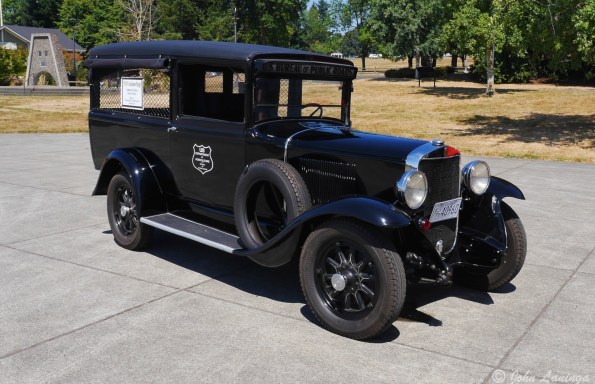 An overall view of the Graham-Paige touring car