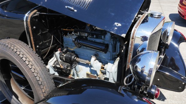 Driver side view of the Graham Paige engine