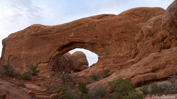 Looking through North Window