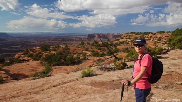 Romola giving additional beauty to the canyon
