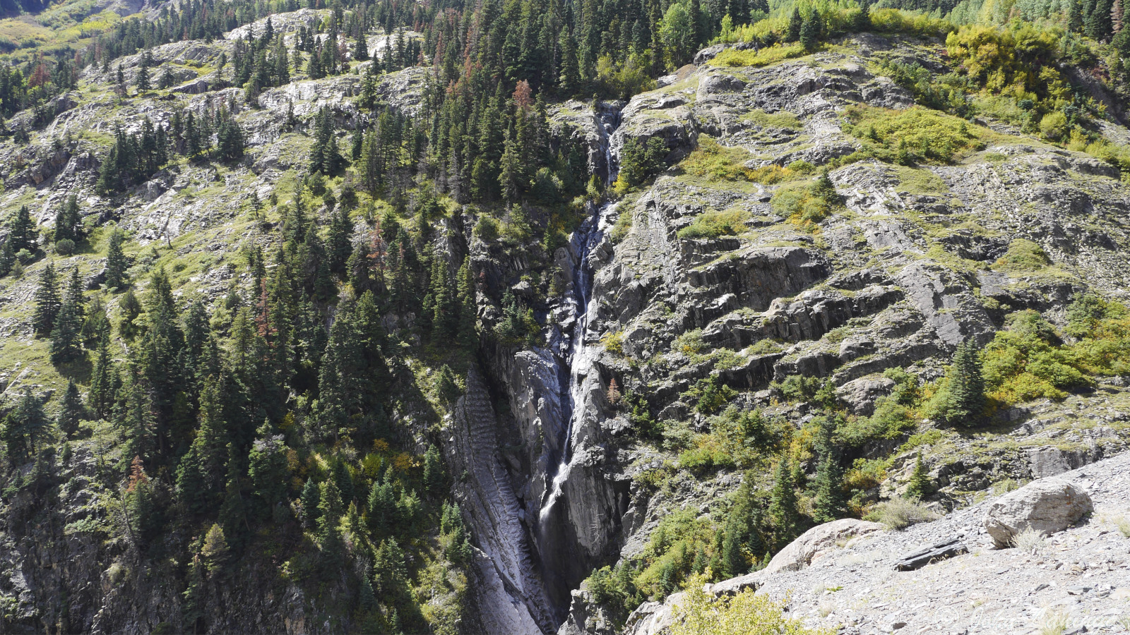 Quite a waterfall, right next to the road