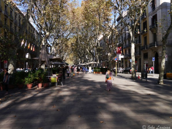 Ah yes, the always busy La Rambla