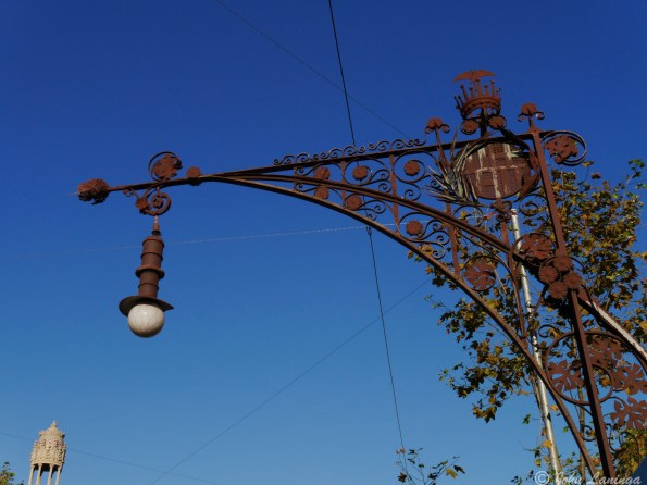 Even lamp posts are decorative