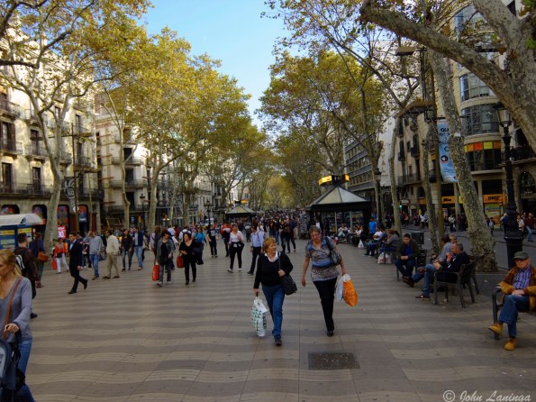 Daylight on the La Rambla
