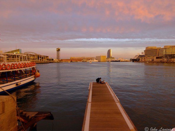 Harbor at dusk