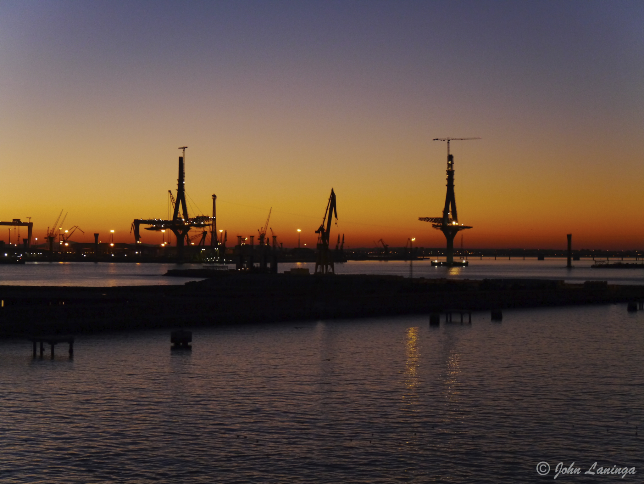 Early morning arrival sunrise 