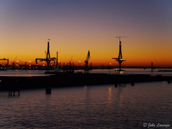 Early morning arrival sunrise 