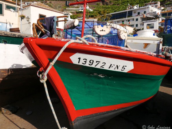 Some colorful local boats