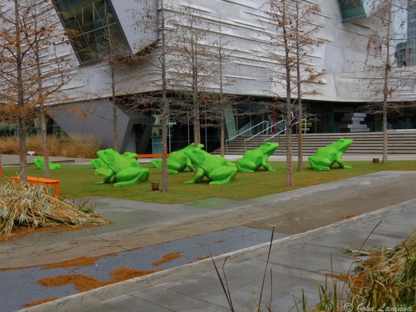 Hey, you can't do leap frog without frogs, right?