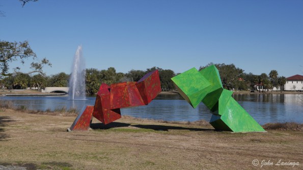 Sculptures near the Museum of Art