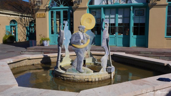 Statue at the Jazz Memorial