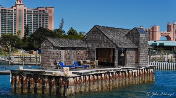 This "shack" was destroyed in the Thunderball James Bond movie