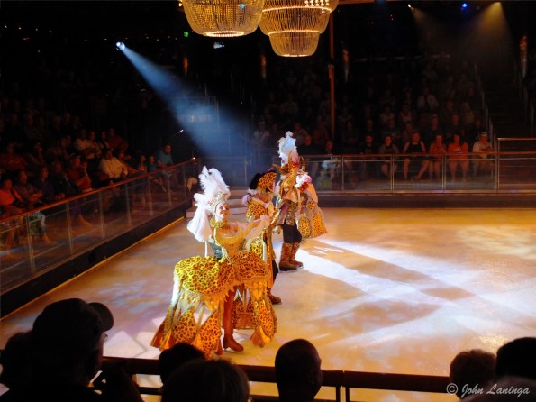 Even an ice show on board