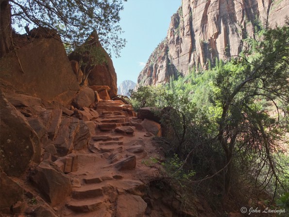 Rather steep climbing in places