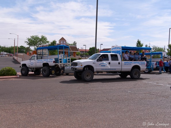 We went to the canyon in one of these pickups