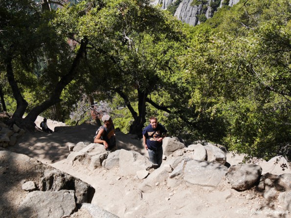 If you don't think it's steep, look where you just came from