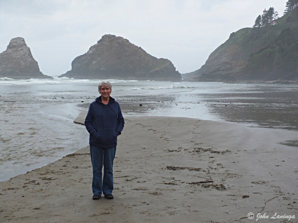 Romola on the beach neat Heceta Head