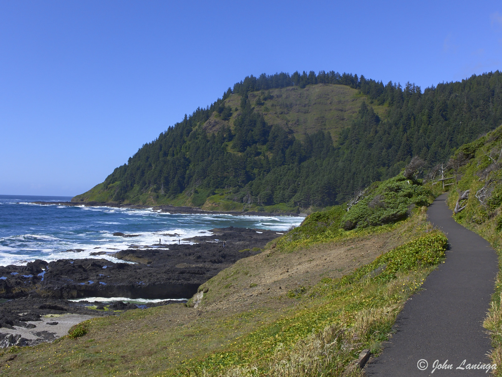 Cape Perpetua, quite a climb to the top!