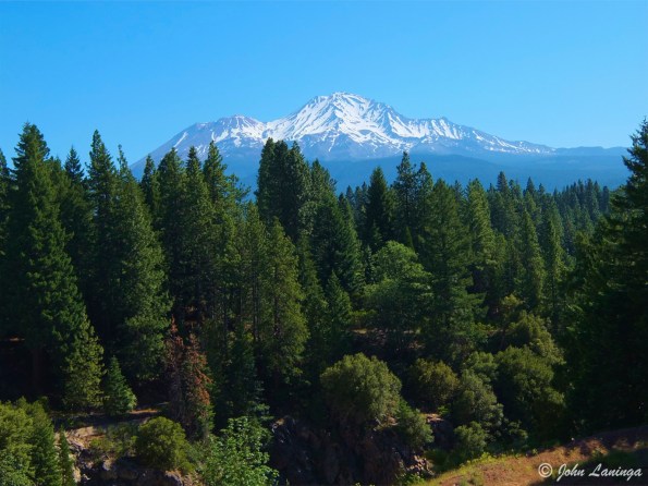 Mt. Shasta, volcanic, and 500,000 years old