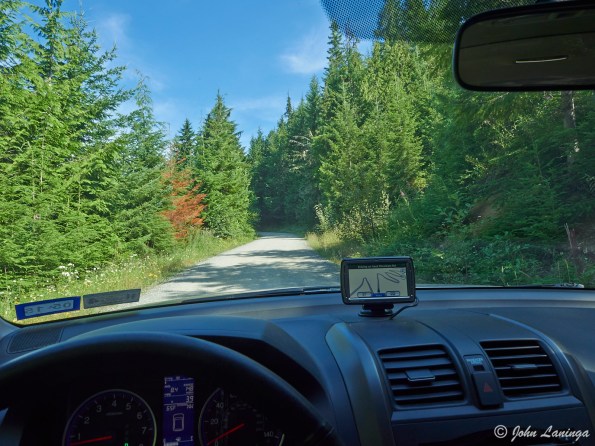 Check the "road" on the GPS....