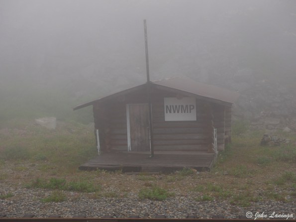 The NWMP station at the top of the pass