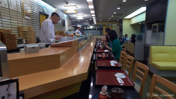 A very good traditional Japanese sushi lunch