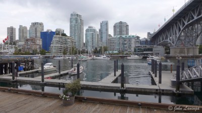False Creek, right outside our apartment