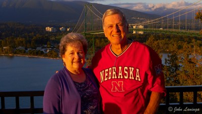 Ida and Les at Prospect Point in Stanley Park