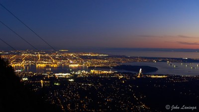 Downtown Vancouver from Grouse Mountain