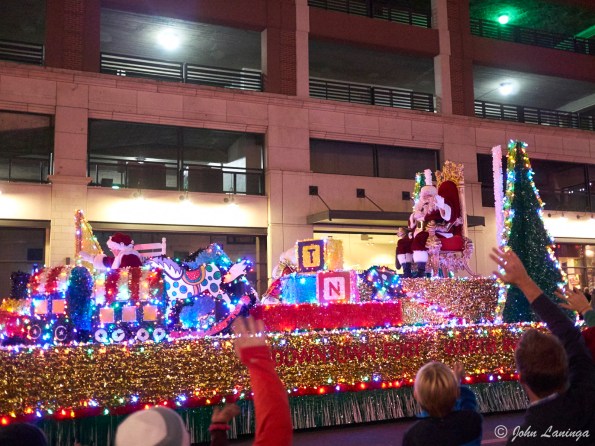 Hey, it's Santa!  End of the Parade.