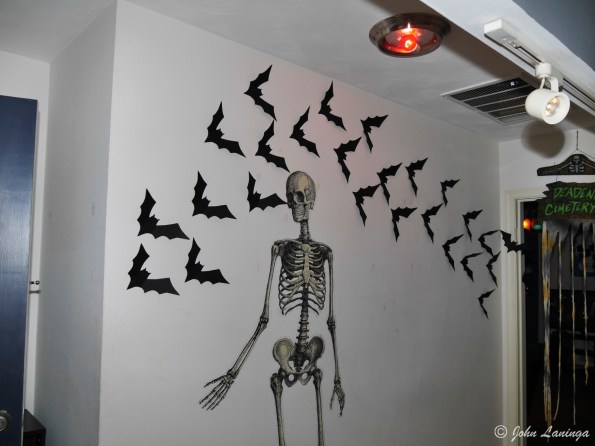 Dallas and Stacy spent a lot of time on decorations, making by hand 100's of bats