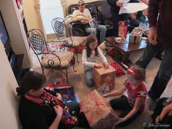 Opening presents