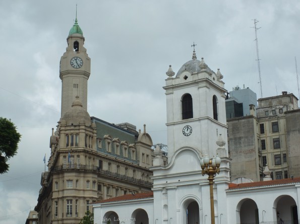 Local church and oivernment buildings