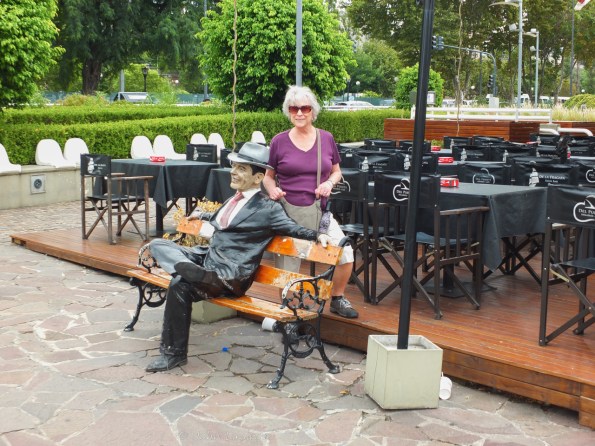 Romola found someone who didn't talk back